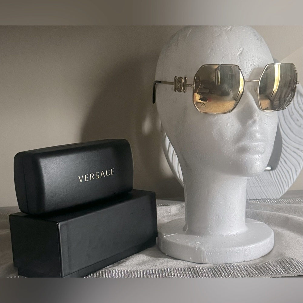 Versace Mirrored Sunglasses
